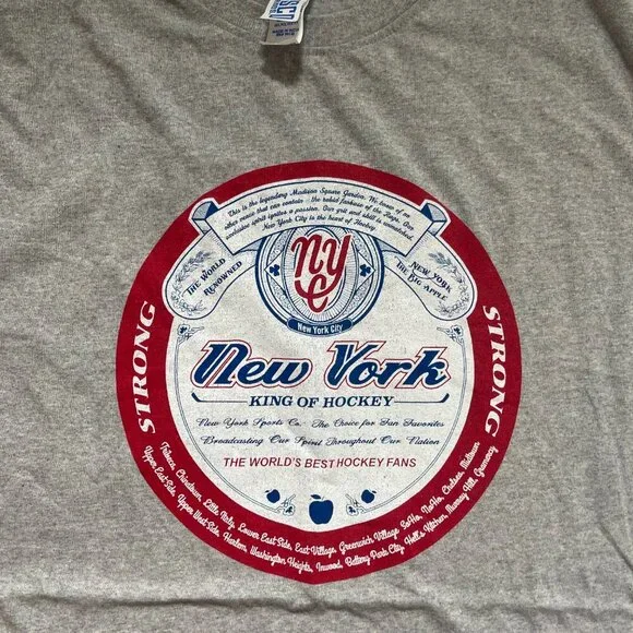 Brisco brands t shirts. Gray men's. Size L. Made in China. - Picture 4 of 7